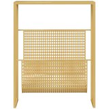  Stalak za časopise zlatni 35 x 15 x 45 cm čelični | Eponuda.ba