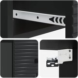 Noćni ormarić za montažu na zid Zidne Crna 34,5 x 33 x 20 cm | shoptok.hr