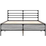  Okvir za krevet boja hrasta 140x190cm konstruirano drvo i metal | shoptok.hr