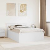  Krevetna konstrukcija Bijelo 140 x 200 cm Konstruirano drvo | shoptok.hr