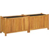 Maison Chic Vrtno cvetlično korito - Cvetlični Lonec s podlogo 153x38,5x50 cm akacijev les, (21790617) Cene
