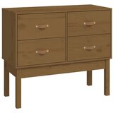  Konzolni ormarić Smeđa boja meda 80x40x75cm od masivne borovine | shoptok.hr