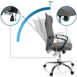 MID.YOU Pisarniški Stol Arton 40, Siva | Shoptok.si