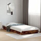 Furnova Posteljni okvir brez vzmetnice hrast 90x200 cm inženirski les, (21940181) | Shoptok.si