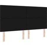  Uzglavlje Crna 180 cm Baršun | shoptok.hr