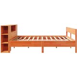  Krevet s regalom za knjige bez madraca 200x200 cm od borovine | shoptok.hr