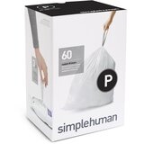 simplehuman S trakom za zatezanje vreće za smeće 60 kom 60 l P – Cijene