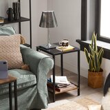 SoBuy komplet dveh kavnih mizic v industrijskem slogu v rjavi barvi, (20814846) | Shoptok.si