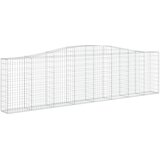  Lučne gabionske košare 9 kom 400x30x100/120cm pocinčano željezo | shoptok.hr