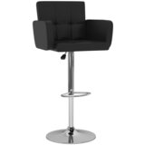 Furnova Barski stolčki 2 kosa črno umetno usnje, (21949154) | Shoptok.si