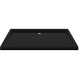 vidaXL Pravokutna ABS tuš-kada crna 80 x 110 cm | shoptok.hr
