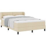 Box Spring postelja z vzmetnico Krem 140x190 cm Tkanina, (22052286) | Shoptok.si