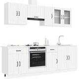  Set kuhinjskih elementa od 8 dijelova "Kalmar" izrađeno drvo | shoptok.hr