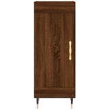  Komoda boja smeđeg hrasta 34,5 x 34 x 90 cm konstruirano drvo | Eponuda.com