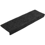  Prostirke za stepenice, samoljepljive, 5 kom, 65x21x4 cm, tamnosive, pravokutni rub | shoptok.hr