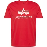 Alpha Industries Majica crvena / bijela