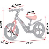 Ricokids FUNNU bicikl bez pedala, crno narančasti | shoptok.hr