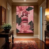 Slika FLORAL LIPS | Talijansko platno | shoptok.hr