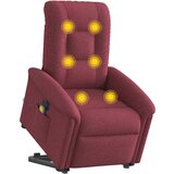 Maison Chic Električni masažni naslanjač - Relax naslanjač s funkcijo vstajanja vinsko rdeč, (22042500) Cene