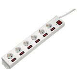 Hama 137239 razvodin kabel, 6 utičnica, bijeli | shoptok.hr