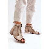 Maciejka Women's Flat Heel Open Toe Boots | Shoptok.si