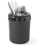 Hendi Namizni koš za smeti ali posoda za jedilni pribor iz črne plastike, premer. 130 mm - 421574, (21264479) | Shoptok.si