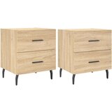  Noćni ormarići 2 kom boja hrasta 40x35x47 5cm konstruirano drvo | shoptok.hr