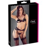 Cottelli komplet spodnjega perila z odprto čipko (črna) - XL | Shoptok.si