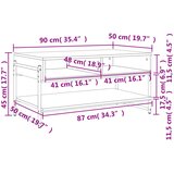  Stolić za kavu boja hrasta 90x50x45 cm konstruirano drvo | shoptok.hr