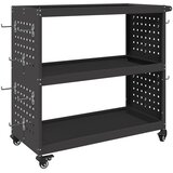  Količar za alate s policom Crna 75 x 35 x 73 cm Čelična vrata | shoptok.hr