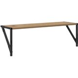 Police na zidu Zidne 2 pcs Umjetnički hrast 80 x 25 x 25 5 cm | shoptok.hr