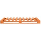  posteljni okvir iz palet rjava trdna borovina 200x200 cm, (20606362) | Shoptok.si