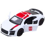  Metalna svjetla za sportski automobil, zvukovi bijele boje 1:43 Slike