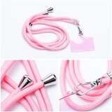 Swing privjesak za telefon podesive duljine / duljina kabela 165 cm (max 82,5 cm u omči) / rame ili vrat – lite pink | shoptok.hr