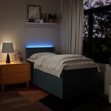  Krevet s oprugama i madracem plavi 90 x 200 cm od tkanine | shoptok.hr