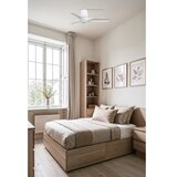 Faro 33826WT-1TW-LED Plafonski ventilator sa prigušiva HEY TUB S LED/10W/230V, bela, prečnik 90 cm WT+DO | Eponuda.com