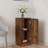 vidaXL komode boja dimljenog hrasta 30x30x70cm konstruirano drvo | shoptok.hr