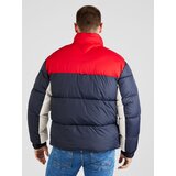 Tommy Hilfiger Zimska jakna 'New York' marine / ognjeno rdeča / bela | Shoptok.si