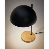 Kave Home Črna/v naravni barvi namizna svetilka s kovinskim senčilom (višina 48,5 cm) Catlar – | Shoptok.si