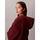 Calvin Klein Jeans Jopa na zadrgo temno rdeča / črna / bela | Shoptok.si