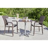 Ambia Garden STOL aluminij rjava, bež | Shoptok.si