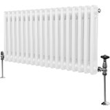 Monster tradicionalni radiator z 2 stolpcema - 300 x 832 mm - bel, (21569796) Cene