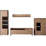 Livetastic DNEVNI REGAL, antracit, barve hrasta | Shoptok.si