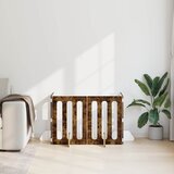 PREKLOPNA ogradica za kućne ljubimce 4 pcs Dimljeni Hrast | Eponuda.ba