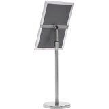  Stalak za plakate A3 s postoljem srebrni od aluminijske legure | shoptok.hr