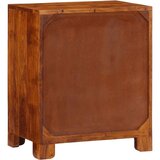 vidaXL Komoda Višebojna 50x35x60 puno drvo bagrem | shoptok.hr