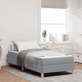 vidaXL Postelja z vzmetnico Taupe, rjava 80 x 200 cm | Shoptok.si