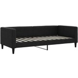 vidaXL Izvlečna dnevna postelja s predali črna 100x200 cm blago | Shoptok.si