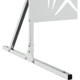 vidaXL Aluminijast jekleni ograjni panel Aluminijast jeklo Velik | Shoptok.si