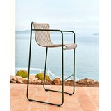 Kave Home Prašno zelen kovinski vrtni barski stol Maurina – | Shoptok.si